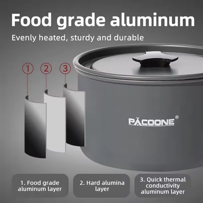 PACOONE® Kookgerei Setje