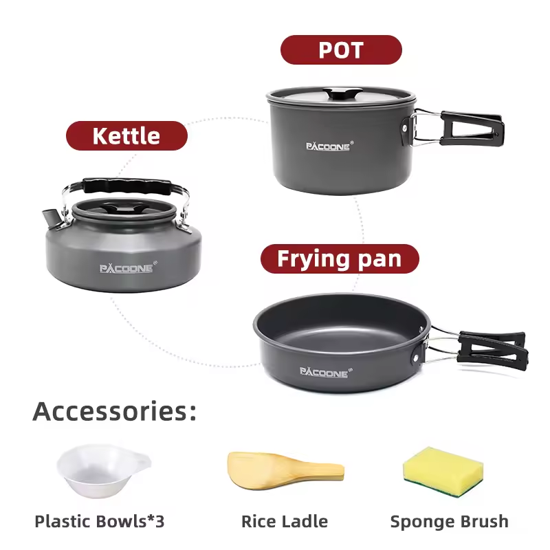 PACOONE® Kookgerei Setje